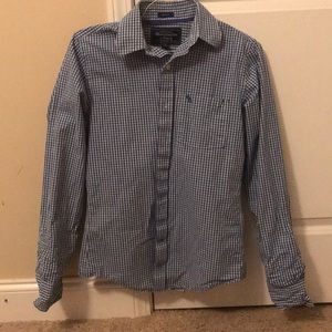 Blue and White shirt